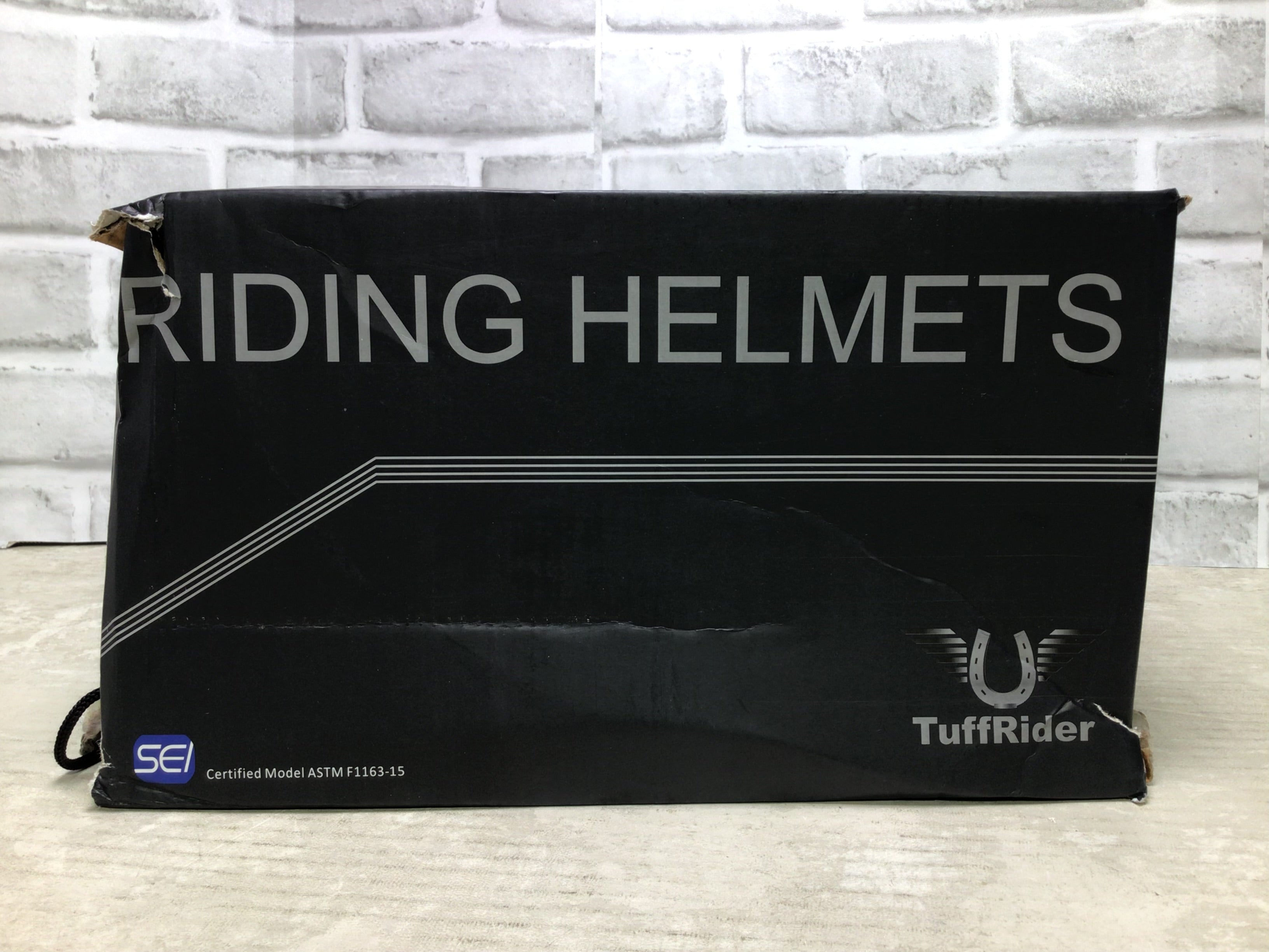 TuffRider Starter Horse Riding Helmet with Carbon Fiber Grill (Size-Large) (7731242795246)
